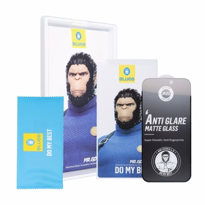 LCD apsauginis stikliukas 5D Mr. Monkey Glass (Strong Matte) Apple iPhone 18 Pro Max juodas