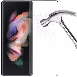 Grūdintas stiklas 5D Full Glue Samsung F956 Z Fold6 išorinis juodas bulk
