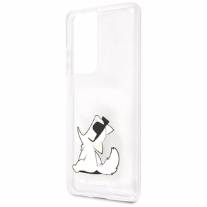 Karl Lagerfeld Choupette Fun Case for Samsung Galaxy S21 Ultra - Transparent