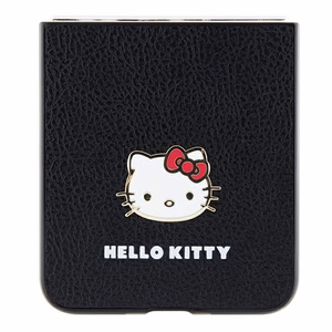 Hello Kitty Metal Logo Kitty Head чехол для Samsung Galaxy Z Flip 5 - чёрный