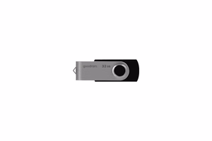 Goodram UTS2 USB atmintukas 32 GB USB A tipo 2.0 Juoda, Sidabras