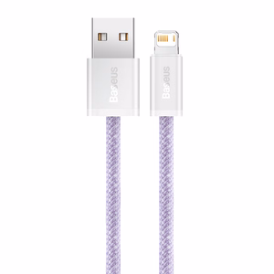 Baseus Dynamic kabelis USB į Lightning, 2.4A, 2m (violetinis)
