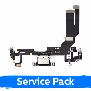 Įkrovimo lizdas skirtas Apple iPhone 16e su flex / baltas / (Service Pack)