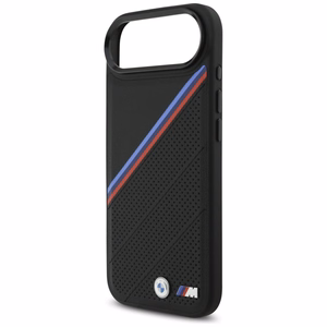 BMW M trispalvis metalinis logotipas magnetinis dėklas telefonui iPhone 17 Air - juodas