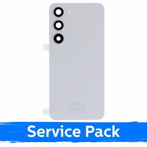 Back Cover Compatible With Samsung S911 S23 / Cream / (Service Pack)