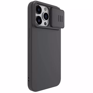 Nillkin CamShield Silky Silicone Case for Iphone 15 Plus black