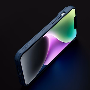 Dėklas Nillkin Textured Case S Apple iPhone 14 Plus mėlynas