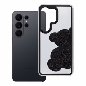 Чехол для Samsung S26 ULTRA Teddy Bear чёрный