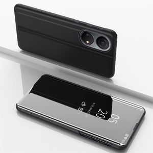 Clear View Case чехол для Honor X7 / Honor Play 30 Plus флип-чехол чёрный