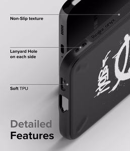 Ringke Onyx Design patvarus dėklas telefonui Samsung Galaxy S22 + (S22 Plus) juodas (X)