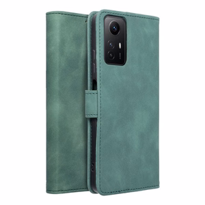 TENDER knygos dėklas telefonui XIAOMI Redmi Note 12S žalias