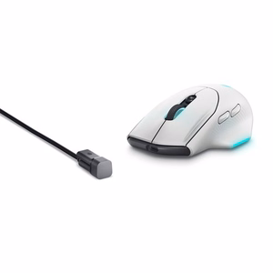 Dell Alienware AW620M – laidinė / belaidė žaidimų pelė, Lunar Light spalvos
