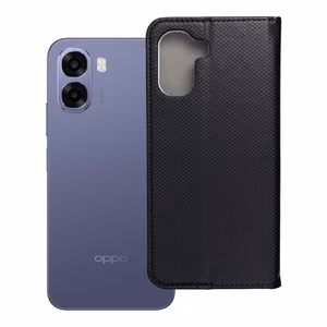 Atverčiamas Smart Case Book dėklas, skirtas Oppo A6x, juodas