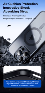 Rock Guard Touch Matte Series Magnetic Case for Iphone 15 Plus white