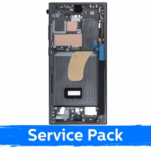 Средняя рамка корпуса для Samsung S918 S23 Ultra / зелёный / (Service Pack)