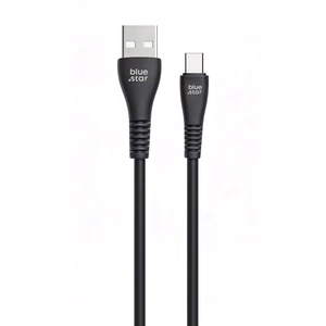 Кабель USB A - USB C Blue Star 2A 12W 1 m PJ-DG4-A черный