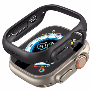 Spigen Thin Fit dėklas Apple Watch Ultra (49mm) - juodas