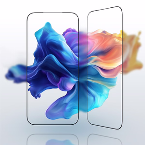 AmazingThing Radix pilnas grūdintas stiklas iPhone 17 telefonui (rinkinys, 2 vnt.)