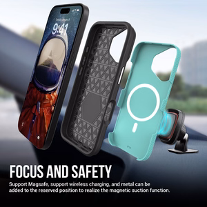 Dėklas Perfectionists Triangle Mag Case Apple iPhone 11 žalias