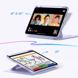 ESR Atverčiamas hibridinis dėklas iPad 10.9" 2020-2022 (4/5 gen.) / 11" 2024-2025 (6/7 gen.) - violetinis