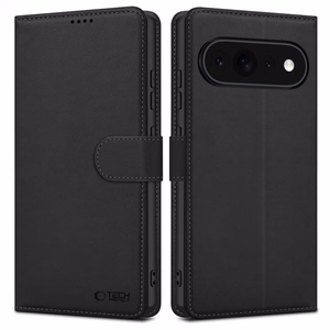 Tech-Protect Wallet dėklas, skirtas „Google Pixel 11 / 11 Pro“ – matinis juodas
