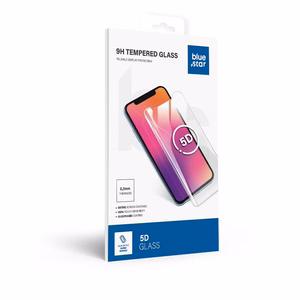 Apsauginis stiklas Blue Star - SAMSUNG Galaxy S20 pilnas paviršius (pilnas klijavimas/draugiškas dėklui) - juodas Apsauginis stiklas Blue Star