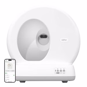 Išmanusis savaime išsivalantis kačių tualetas su kamera UBPet C10 Pro