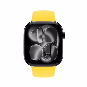 Ремешок Crong Liquid для Apple Watch 38 / 40 / 41 / 42 mm, жёлтый