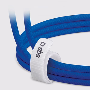SBS TECABLETISSUETCCB USB-C - USB-C 1,5 m 60W pintas kabelis - mėlynas