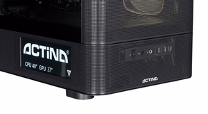 Actina 5901443440246 PC AMD Ryzen™ 9 9900X3D 32 GB DDR5-SDRAM 1 TB SSD NVIDIA GeForce RTX 5070 Ti Windows 11 Home „Midi Tower“ Juoda