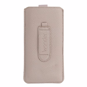 WONDER Deko Pouch чехол (размер XXL) для Samsung S25 Ultra/S24 Ultra/M35/M23/A16 5G/Xiaomi Redmi 14C капучино