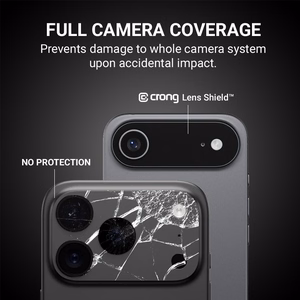 Защитное стекло Crong Lens Shield для объективов камеры iPhone Air