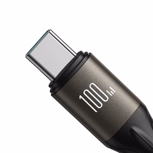 Joyroom Light-Speed Series S-A25 кабель USB-C USB-C 100W 1.2м - чёрный