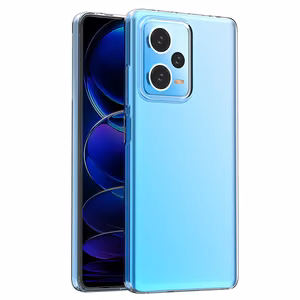 Ultra Clear 0.5mm dėklas Xiaomi Redmi Note 12 Pro+ plonas dangtelis skaidrus