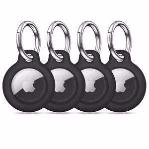 Tech-Protect Rough 4-pack case for Apple AirTag 1 / 2 - black