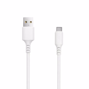 Setty kabelis USB - USB-C 1,0 m 2A baltas NAUJAS