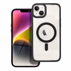 Dėklas Color Edge Mag Cover (MagSafe) skirtas iPhone 14 Plus juodas