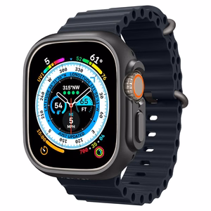 Spigen Thin Fit dėklas Apple Watch Ultra (49mm) - juodas