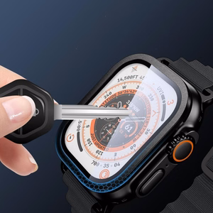 Tech-Protect Закалённое стекло 2 шт. для Apple Watch Ultra 49mm - чёрный