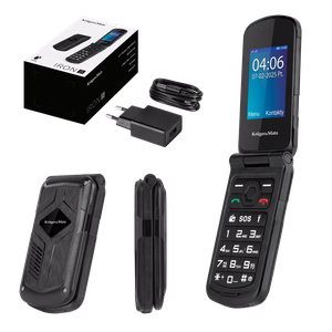 Krüger&Matz Iron 5 Flip – atsparus 4G atlenkiamasis telefonas, IP68/IP69K (KM0466)