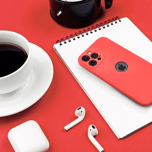 Case for iPhone 15 PLUS Soft red