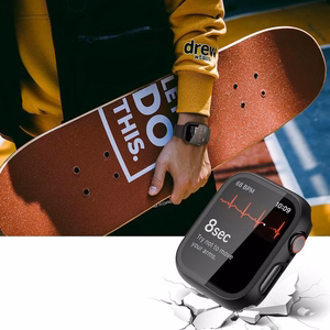 Tech-Protect Defense360 grūdintas stiklas laikrodžiui Apple Watch 10 (42mm) - juodas