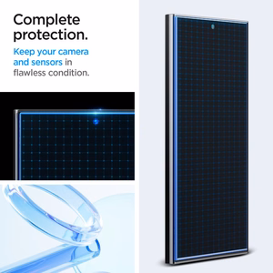 Spigen Glas.tR EZ Fit grūdinto stiklo apsauga Samsung Galaxy S24 Ultra (2 vnt.)