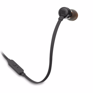 JBL Tune 110 į ausis įstatomos ausinės su 3,5 mm mini jack jungtimi ir nuotolinio valdymo pulteliu, juodos