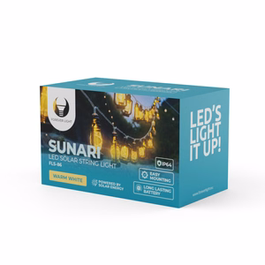 Forever Light saulės energija maitinama LED žibintų girlianda SUNARI FLS-86 30LED 6,5m 600mAh Ni-MH