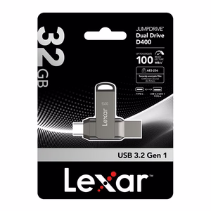 USB 3.1 atmintinė 32GB Lexar JumpDrive D400 LJDD400032G-BNQNG