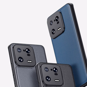 Dux Ducis Fino dėklas Xiaomi 13 Pro su silikoniniu rėmeliu pilkas