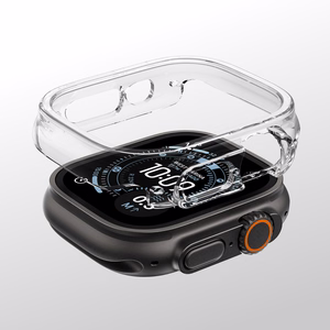 AmazingThing Minimal apsauginis dėklas Apple Watch UItra 3 49mm - Skaidrus