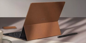 Onyx Boox Note Air 5 C magnetinis dėklas su klaviatūra, rudas