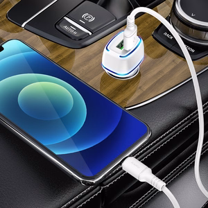 KAKU Automobilinis įkroviklis KSC-528 Shengyu - 2xUSB - 2,8A su USB į Micro USB juodas